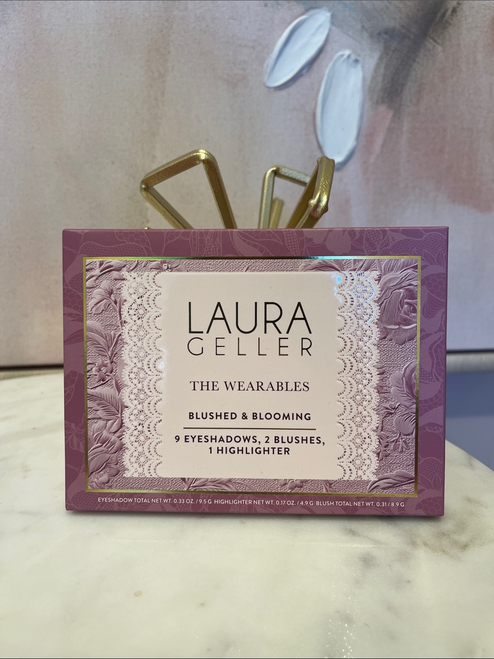 NIB Laura Geller Blushed & Blooming Palette - Purple